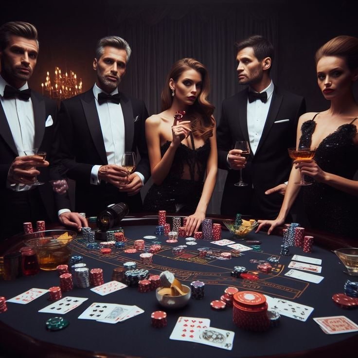 Player on mobile phone watching live casino stream and placing bets on ahh77